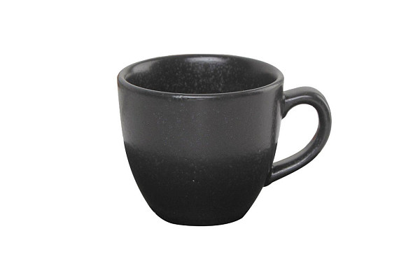 Чашка кофейная Porland 90 мл фарфор цвет черный Seasons (312109) фото