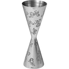 Джиггер Probar Premium Мотиво 60/90 мл с орнаментом сталь нерж. D=52/59,H=155мм серебрист. (02040157) в&nbsp;Екатеринбурге фото