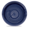 Тарелка мелкая без борта Churchill Stonecast Patina Cobalt Blue PABLEV111 фото