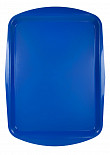 Поднос столовый из полипропилена Luxstahl 490х360 мм синий полипропилен особо прочный
