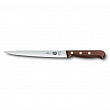 Нож филейный Victorinox Rosewood, супер-гибкое лезвие, 18 см, ручка розовое дерево