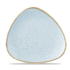 Тарелка мелкая треугольная Churchill Stonecast Duck Egg Blue SDESTR101 фото