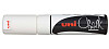 Маркер меловой UNI Mitsubishi Pencil Chalk PWE-8K Белый фото