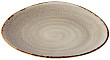 Тарелка треугольная Style Point Jersey Grey 17 см, цвет серый (QU95010)