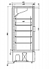Холодильный шкаф Ариада Rapsody R750VX (нержавеющая сталь) фото
