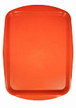 Поднос столовый из полипропилена Luxstahl 490х360 мм оранжевый полипропилен особо прочный