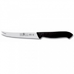 Нож для томатов Icel 12см, черный HORECA PRIME 28100.HR05000.120 в Екатеринбурге, фото