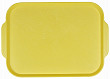 Поднос столовый из полистирола Restola 450х355 мм желтый