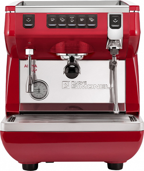 Рожковая кофемашина Nuova Simonelli Appia Life 1Gr V 220V красная (167518) фото