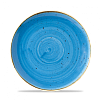 Тарелка мелкая круглая Churchill Stonecast Cornflower Blue SCFSEVP81 21,7 см фото