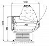 Холодильная витрина Ариада Ариэль ВУ3-260 фото