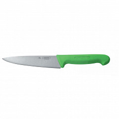 Нож поварской P.L. Proff Cuisine PRO-Line 16 см, зеленая пластиковая ручка в Екатеринбурге, фото