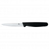 Нож для нарезки P.L. Proff Cuisine PRO-Line 10 см, пластиковая черная ручка, волнистое лезвие фото