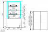 Витрина кондитерская Полюс KC70 VV 0,9-1 (ВХСв - 0,9д Carboma Cube Люкс) фото