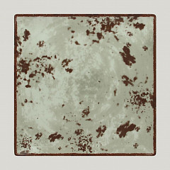 Тарелка квадратная плоская RAK Porcelain Peppery 27*27 см, серый цвет в Екатеринбурге, фото
