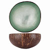 Чаша декоративная Cosy&Trendy METALLIC MINT GREEN LEAF D14CM (5956049) фото