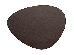 Салфетка подстановочная (плейсмат) Lacor 45x35 см, 100 % переработанная кожа, декор grained brown / зернистый коричневый в Екатеринбурге, фото