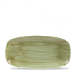 Блюдо прямоугольное без борта Churchill CHEFS Stonecast Patina Burnished Green PABGXO111