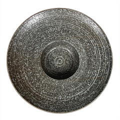 Тарелка глубокая для пасты P.L. Proff Cuisine 250 мл 26,7*6 см Dark Stone Untouched Taiga в Екатеринбурге фото