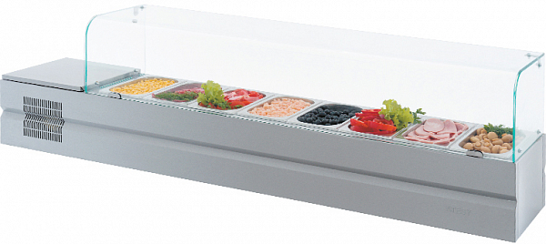 Холодильная витрина для ингредиентов Atesy Болонезе-8 фото