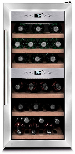 Винный шкаф двухзонный Caso WineComfort 240 Smart фото