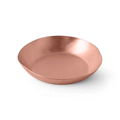 Блюдо для морепродуктов с неровными краями медное Gibco 30 см Купер в&nbsp;Екатеринбурге фото