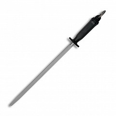 Мусат Pirge 30 см, круглый, черная ручка в Екатеринбурге фото