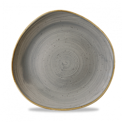 Тарелка мелкая Волна Churchill Stonecast Peppercorn Grey SPGSOG111 28,6 см в Екатеринбурге фото