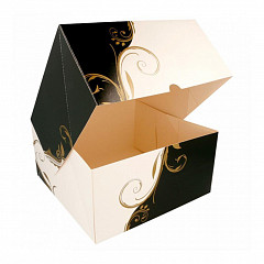 Коробка для торта Garcia de Pou 24*24*12 см, белая, картон в Екатеринбурге фото