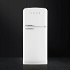 Отдельностоящий двухдверный холодильник Smeg FAB50RWH фото