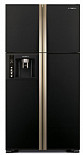 Холодильник  R-W722 PU1 GBK черное стекло